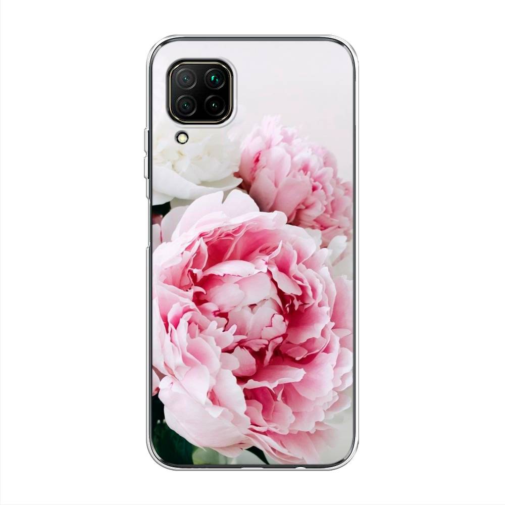 

Чехол на Huawei Nova 6 SE "Розовые и белые пионы", Розовый;белый, 611750-2