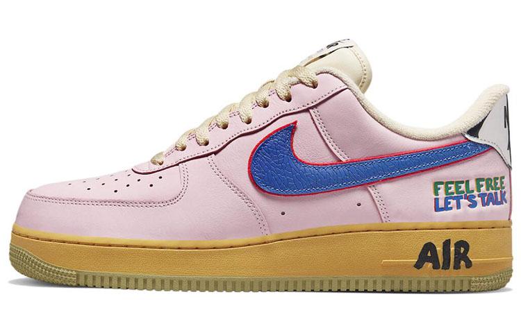 

Кеды унисекс Nike Air Force 1 Low Feel Free Let's Talk розовые 45 EU, Розовый, Air Force 1 Low Feel Free Let's Talk