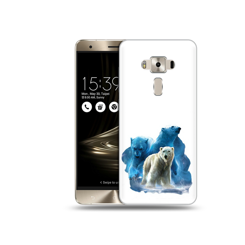 

Чехол MyPads Tocco для Asus ZenFone 3 полярный медведь, Прозрачный, Tocco