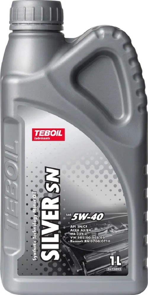 Моторное масло Teboil полусинтетическое Silver SN 5W40 1л