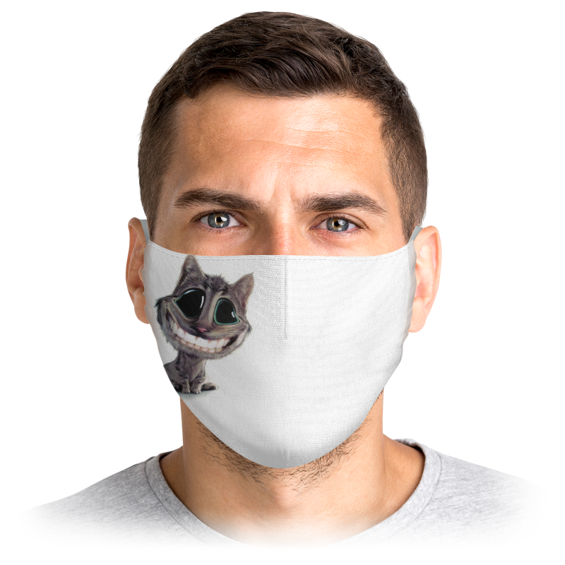 

Многоразовая маска Printio Котэ белая M, Котэ