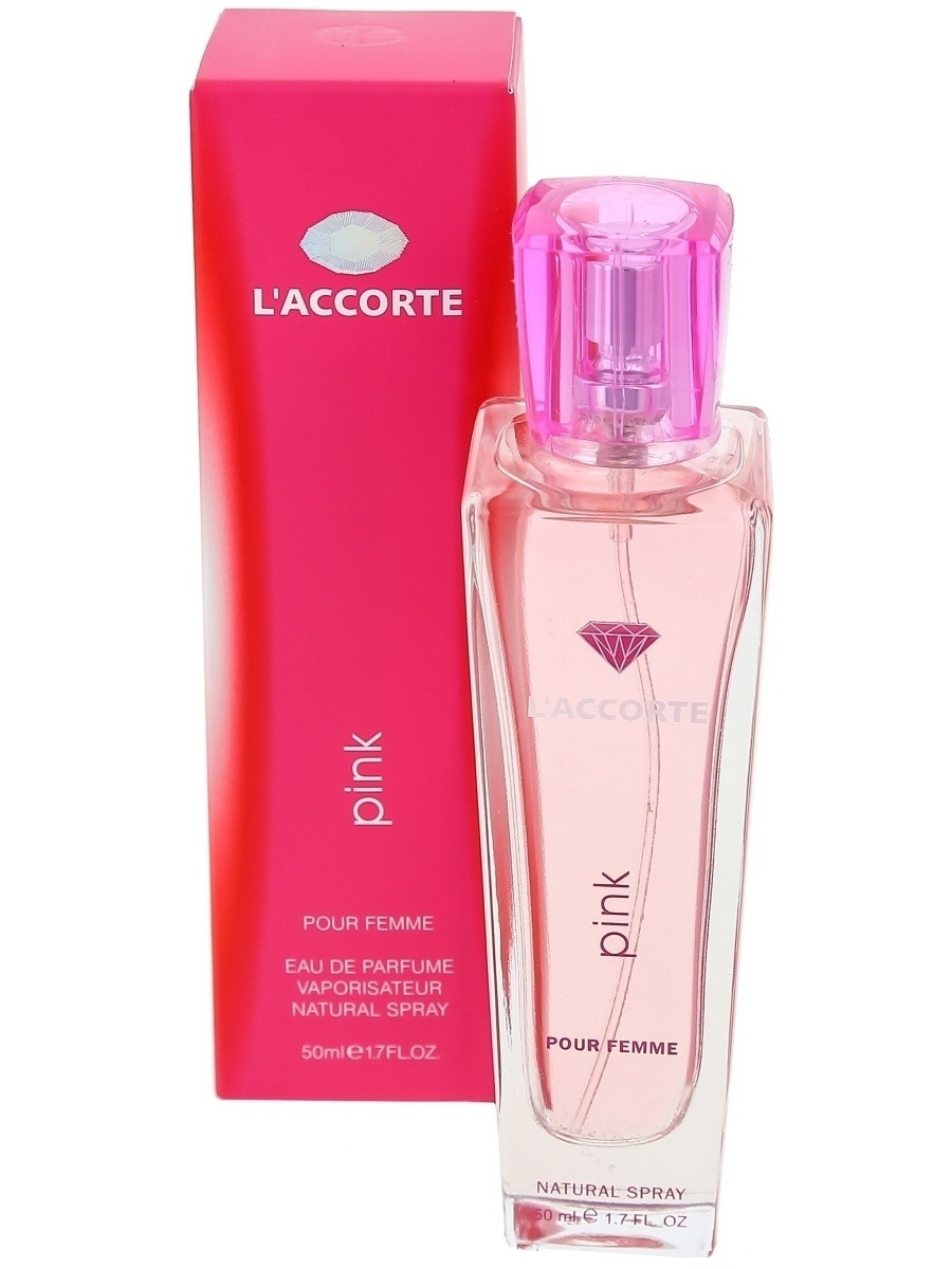 Туалетная вода женская KPK parfum Laccorte Pink 50 мл дама с камелиями