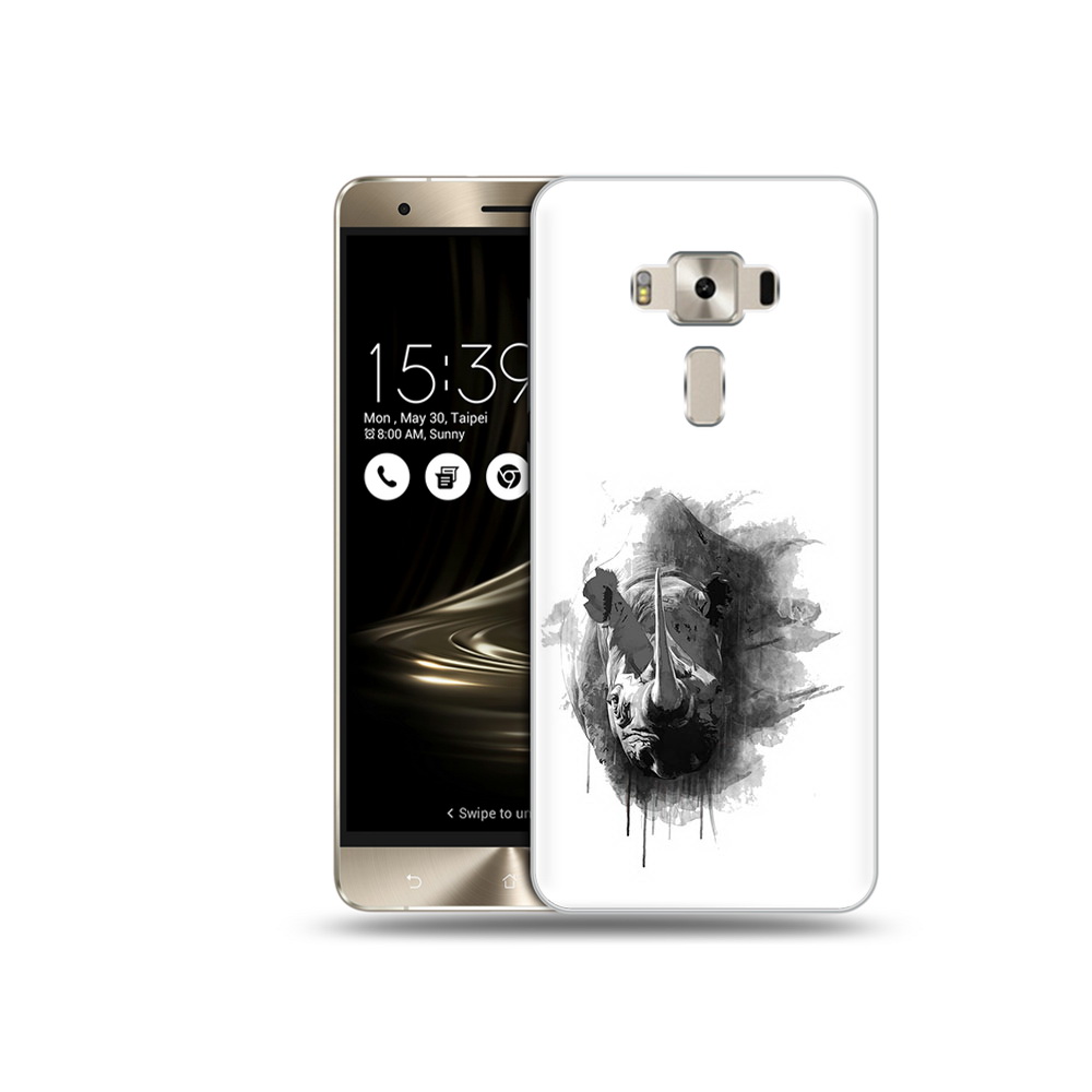 

Чехол MyPads Tocco для Asus ZenFone 3 носорог, Прозрачный, Tocco