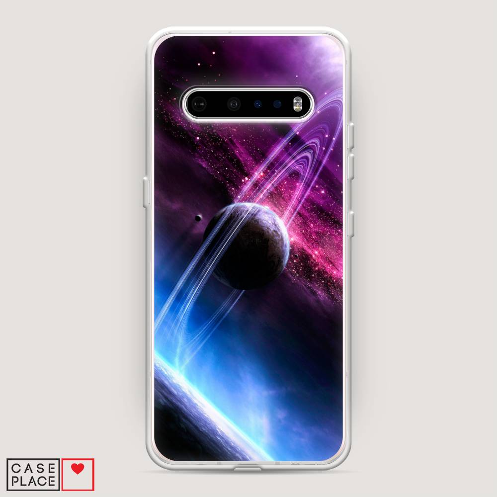 

Чехол Awog на LG V60 ThinQ 5G "Космос 17", Черный;фиолетовый, 84250-4