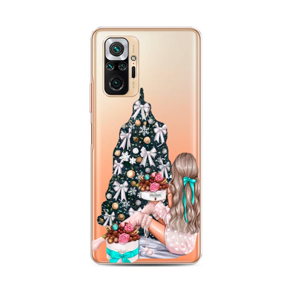 

Чехол для Xiaomi Redmi Note 10 Pro "New Year", Зеленый;бежевый;голубой, 310050-5