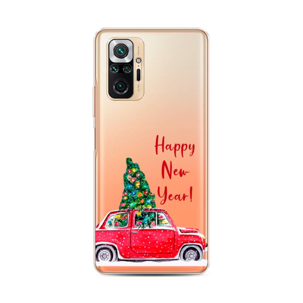 

Чехол для Xiaomi Redmi Note 10 Pro "Happy New Year", Красный;зеленый, 310050-5