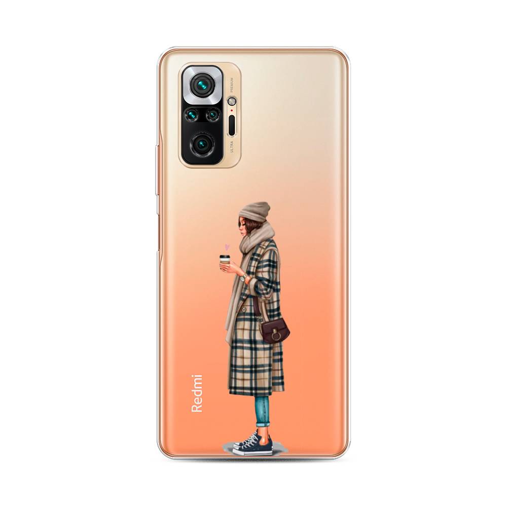 

Чехол для Xiaomi Redmi Note 10 Pro "Утренний кофе", Коричневый;бежевый, 310050-6