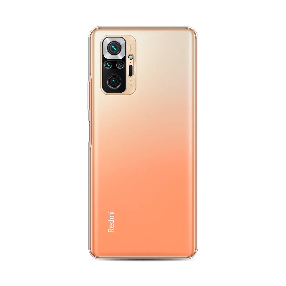 Чехол для Xiaomi Redmi Note 10 Pro прозрачный