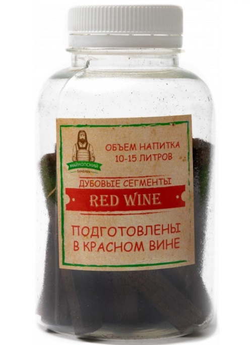 Набор дубовых сегментов Майкопский бондарь Red wine, 60 г