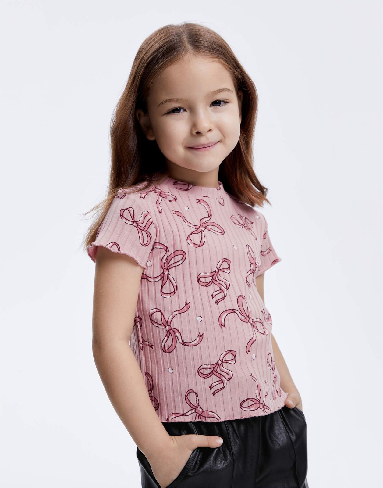 

Футболка для девочки Gloria Jeans GKT025475 розовый 12-24мес/92, GKT025475
