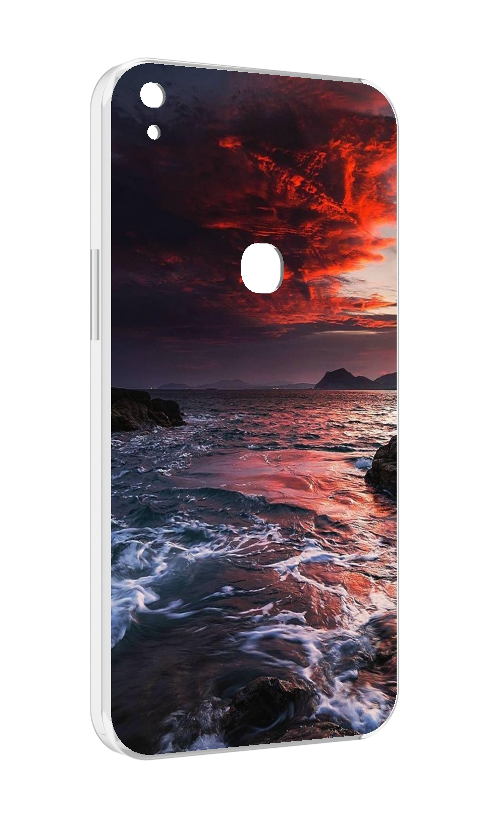 

Чехол MyPads красивый залив для Alcatel SHINE LITE 5080X 5.0, Прозрачный, Tocco