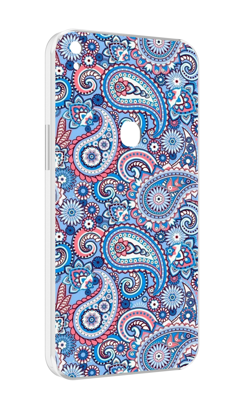 

Чехол MyPads красивый голубой арнамент для Alcatel SHINE LITE 5080X 5.0, Прозрачный, Tocco