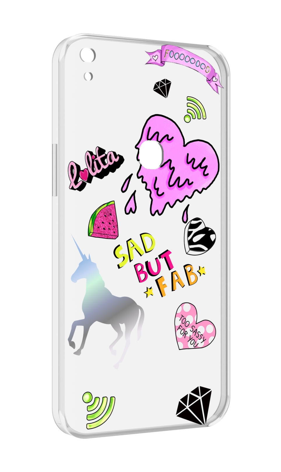

Чехол MyPads красивые-смайлики для Alcatel SHINE LITE 5080X 5.0, Прозрачный, Tocco