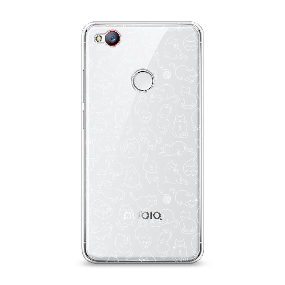 

Чехол Awog на ZTE Nubia Z11 Mini / ЗТЕ Нубиа Z11 Mini "Шкодливые котики", 131550-2