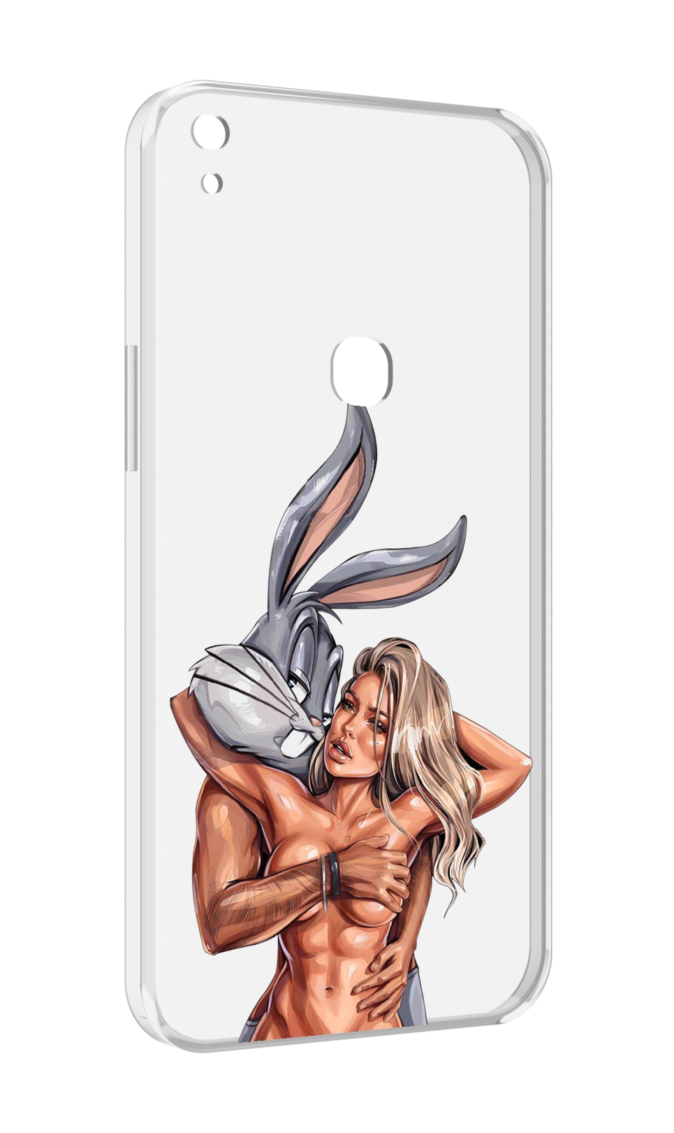 

Чехол MyPads красивая-девушка-с-бак-банни женский для Alcatel SHINE LITE 5080X 5.0, Прозрачный, Tocco