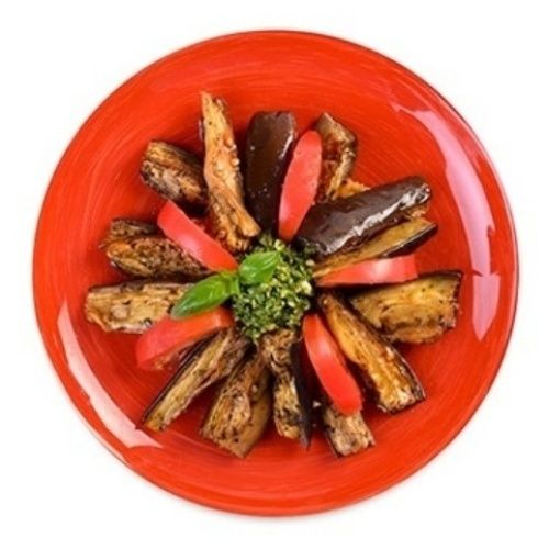 Салат от бренд-шефа АВ с баклажанами и песто