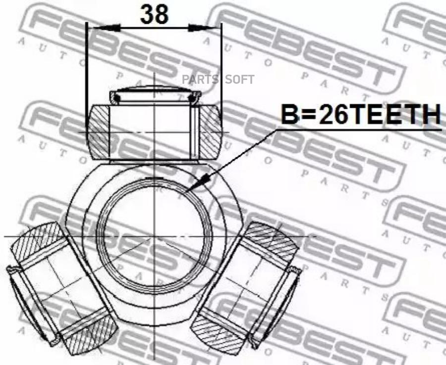 

2116-FY26_трипоид!26X38 Mazda 3 BK 03-06