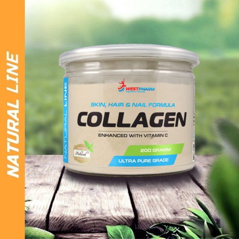 

Коллаген порошок с витамином С Westpharm Natural Line Collagen, 40 порций, 200 г