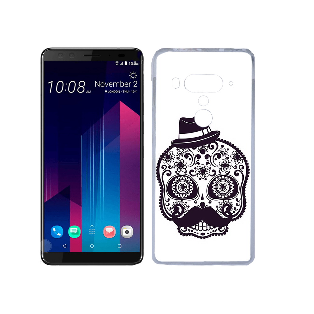 

Чехол MyPads Tocco для HTC U12+ разрисованный скелет, Прозрачный, Tocco