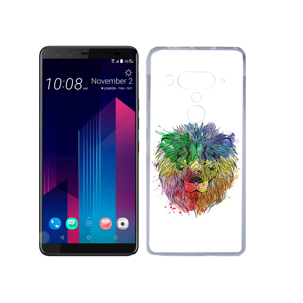 

Чехол MyPads Tocco для HTC U12+ разноцветный гордый лев, Прозрачный, Tocco