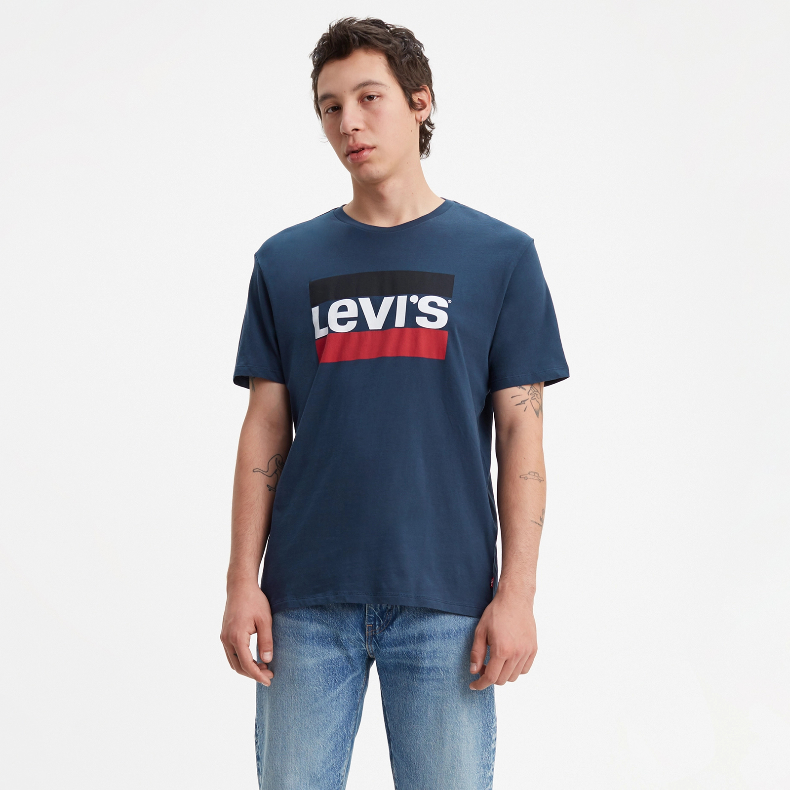 фото Футболка мужская levi's 39636-0003 синяя s