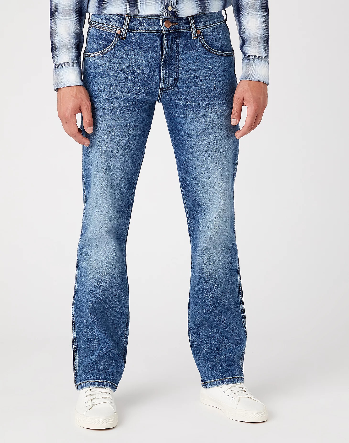 фото Джинсы мужские wrangler w1215929v синие 35/34