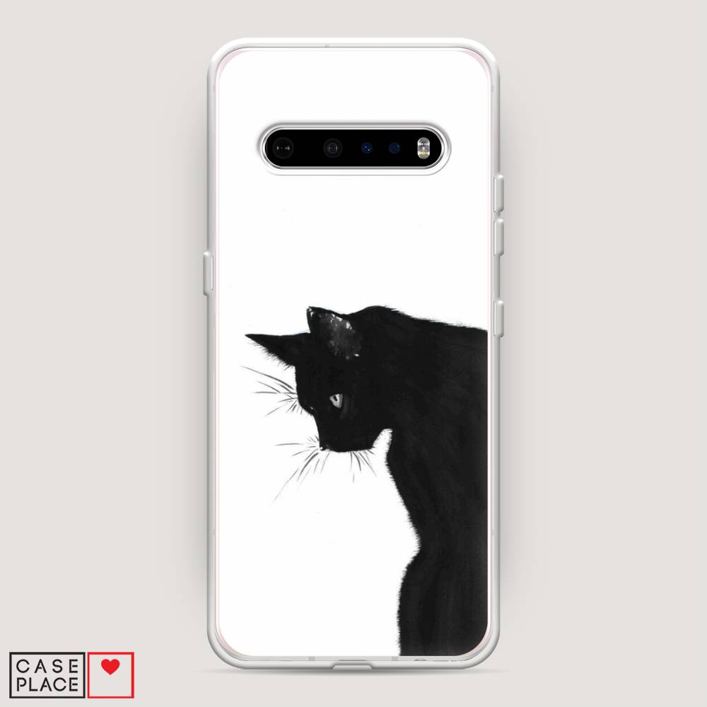 

Чехол Awog на LG V60 ThinQ 5G "Black cat", Черный;белый, 84250-1