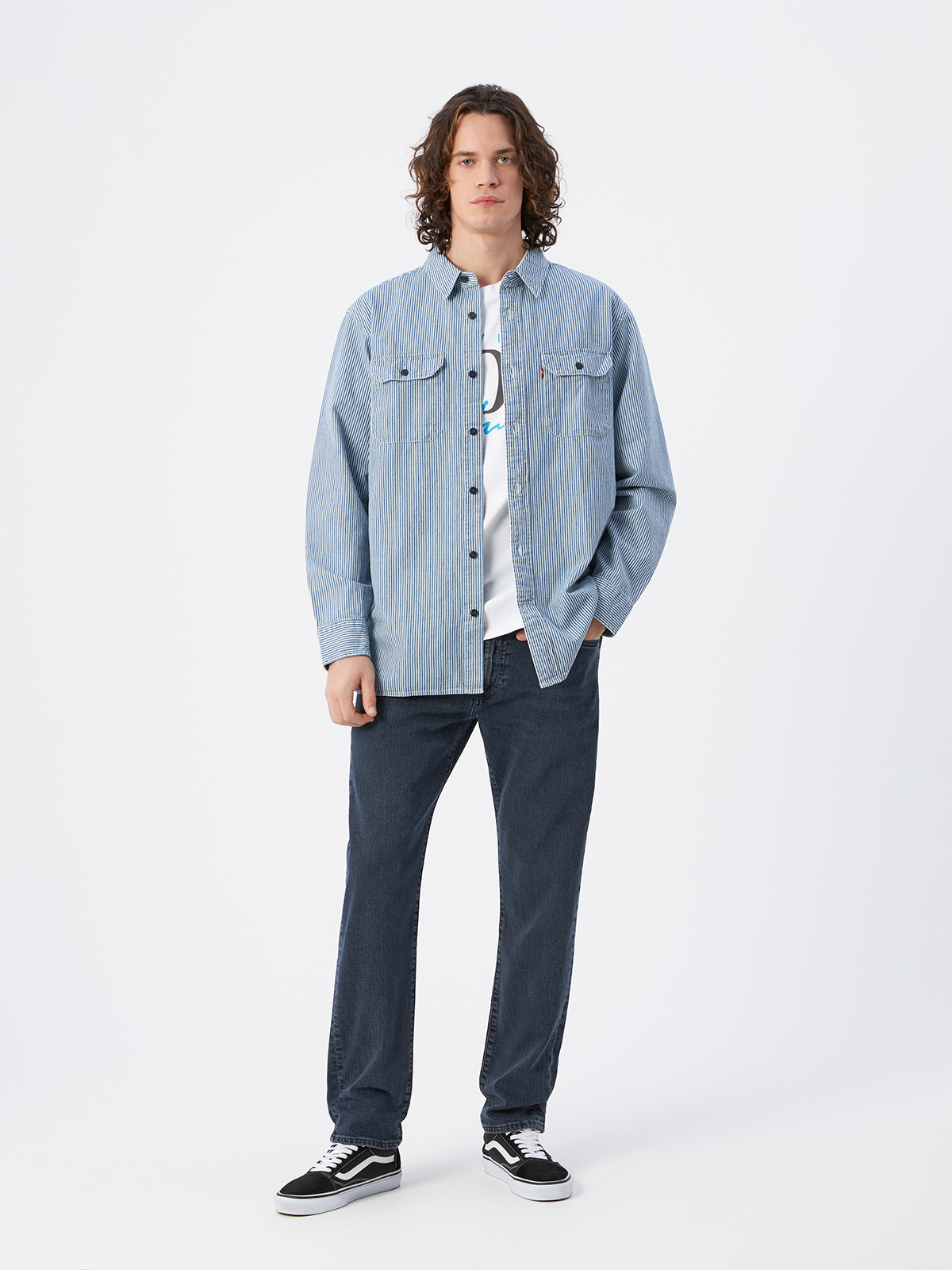 

Джинсы мужские Levi's 29507-1089 синие 33/32, Синий, 29507-1089