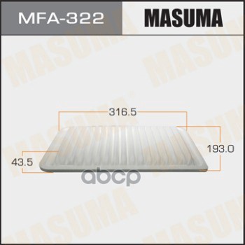 

Фильтр Воздушный Masuma Mfa322