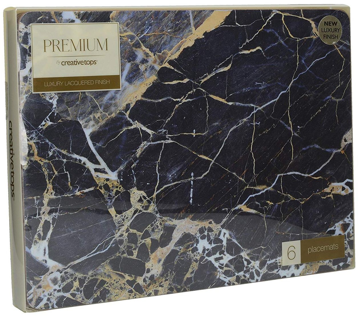 Набор из 6-ти подставок Navy Marble Размер: 22,8*30 см