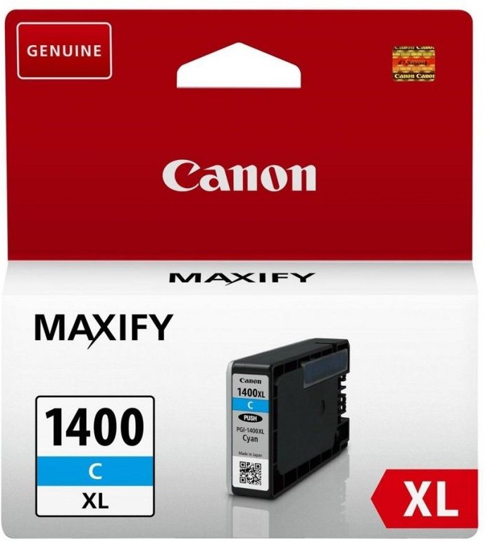

Картридж для струйного принтера Canon PGI-1400XLС (9202B001) голубой, оригинальный, PGI-1400XLС
