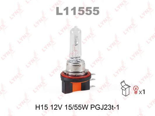

Лампа галогеновая H15 12V 15/55W PGJ23t-1 L11555