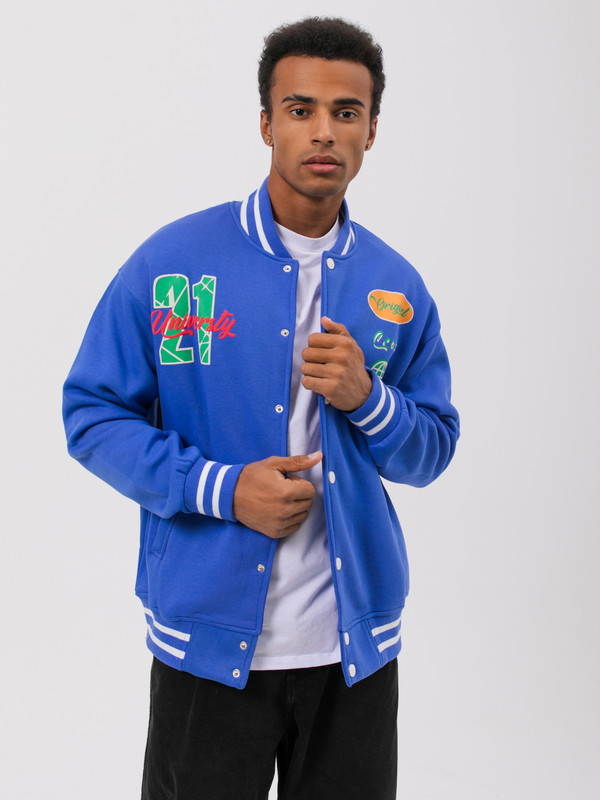 

Бомбер мужской CHIC & CHARISMA uz200248 синий XL, uz200248