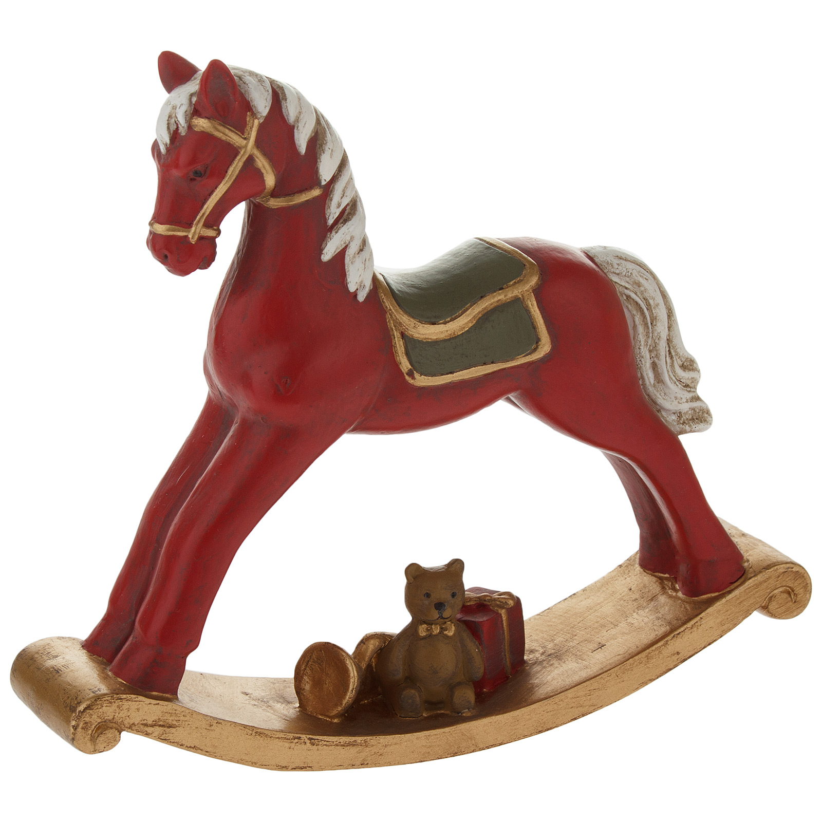 

Фигурка "Лошадь-качалка" (полирезин), 14,5х3хН13 см красный