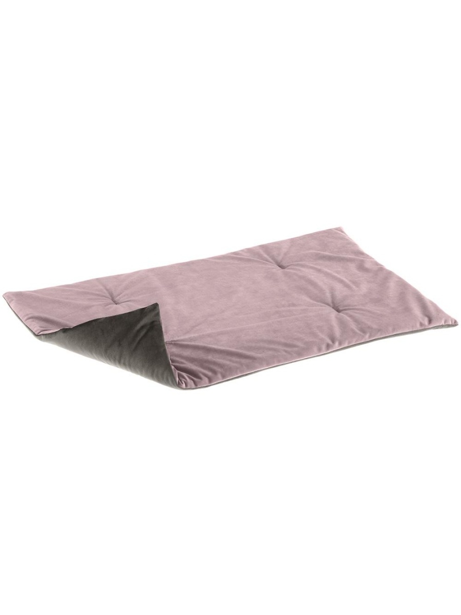 Коврик для собак Ferplast Baron велюр, розовый, серый, 95x60 см