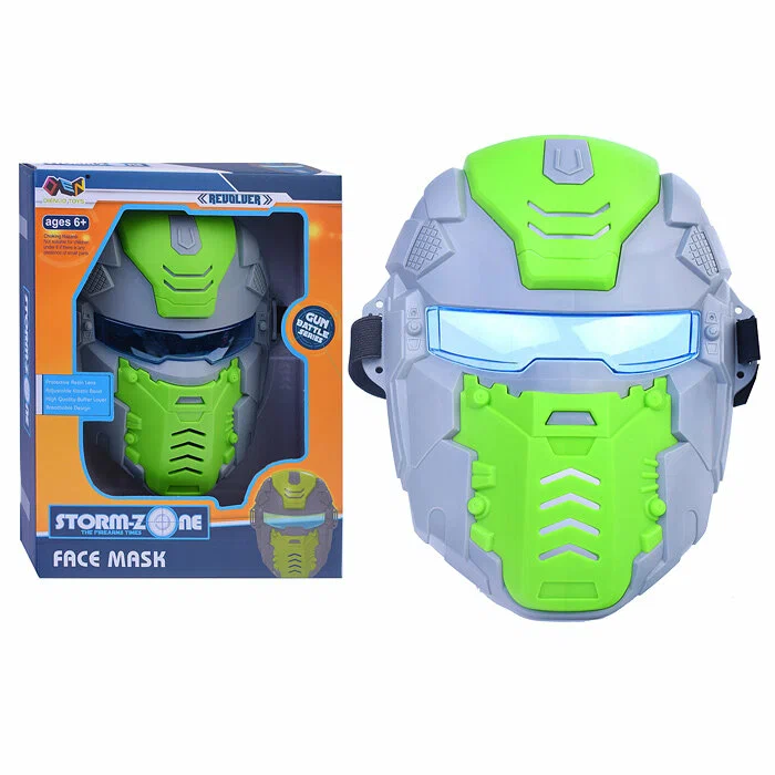 

Маска MJ118 "Воин" в коробке, Зеленый, Игровое оружие