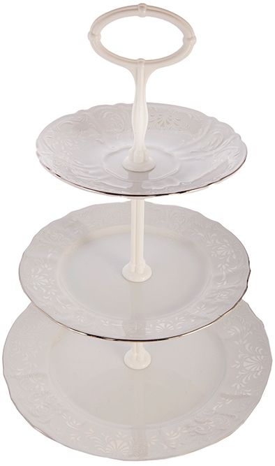 

Горка 3-х ярусная Бернадот Платина Размер: 25*19*15,5 см