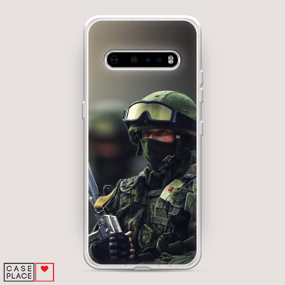 

Чехол Awog на LG V60 ThinQ 5G "Солдат", Зеленый;серый, 84250-5