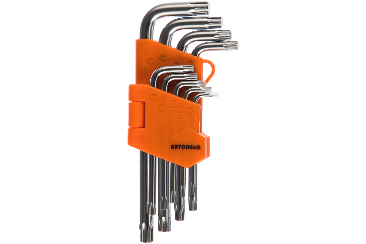 

Набор Г-обр. TORX 9ч, T10-T50 короткие АвтоDело 39153 1шт
