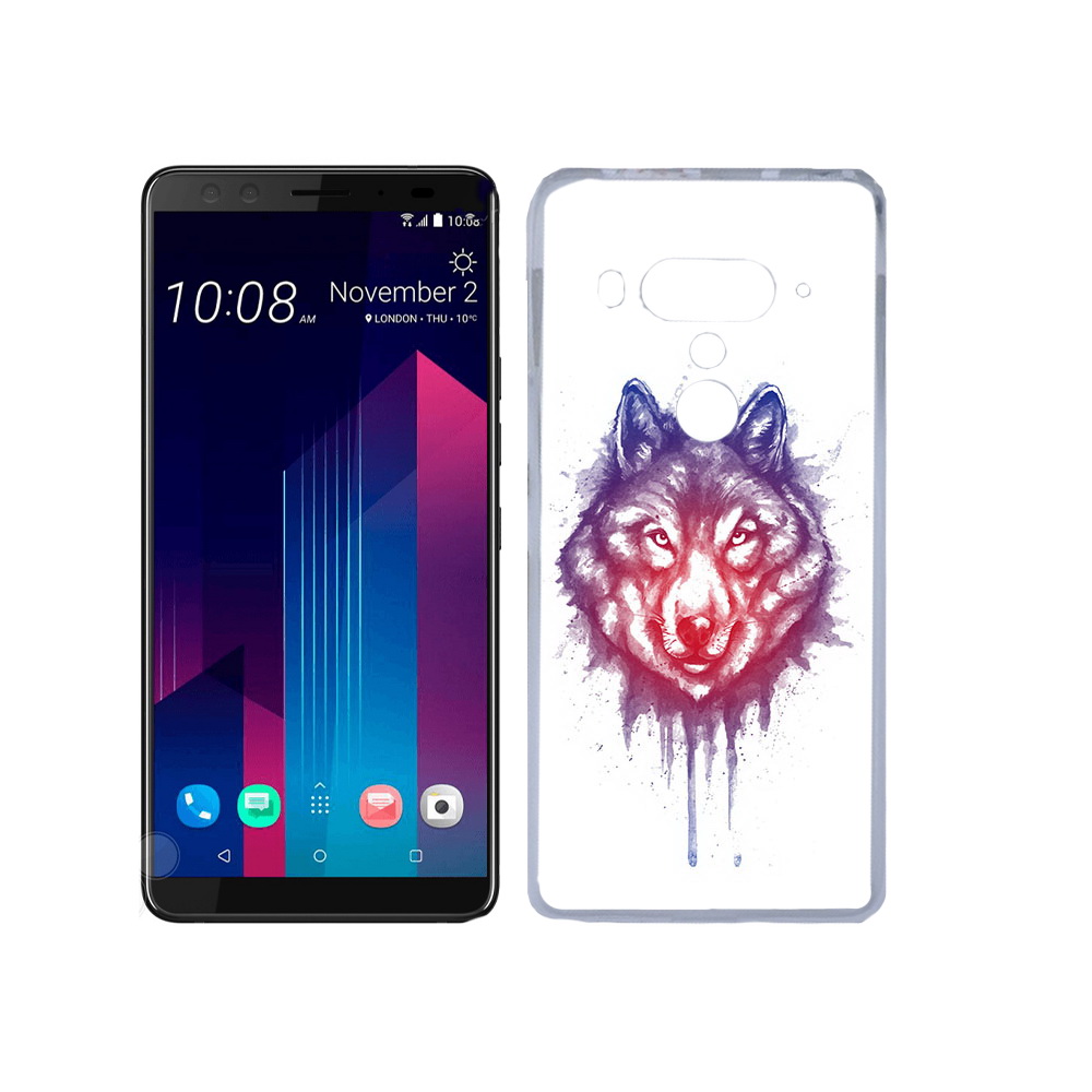 

Чехол MyPads Tocco для HTC U12+ пушистый волк, Прозрачный, Tocco