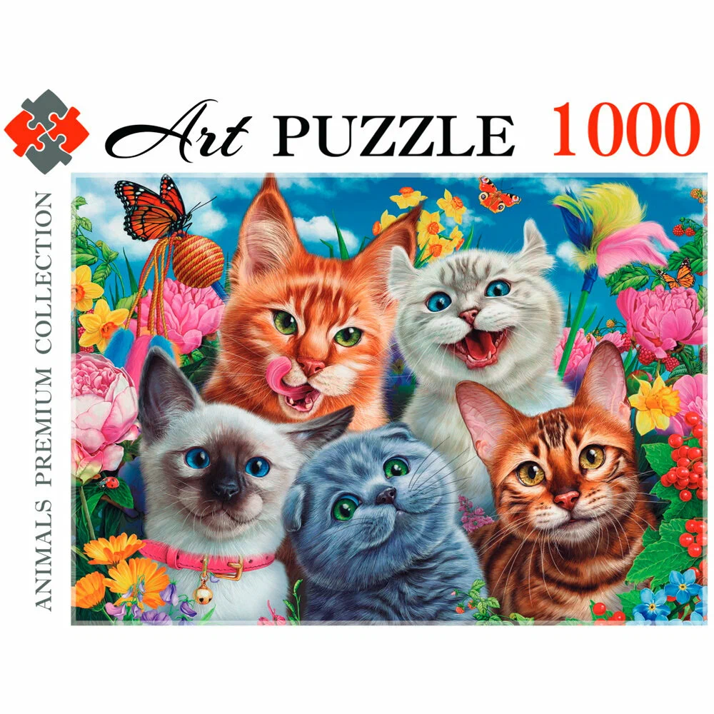 

Пазлы 1000 Artpuzzle "Веселое селфи котят", Ф1000-0455