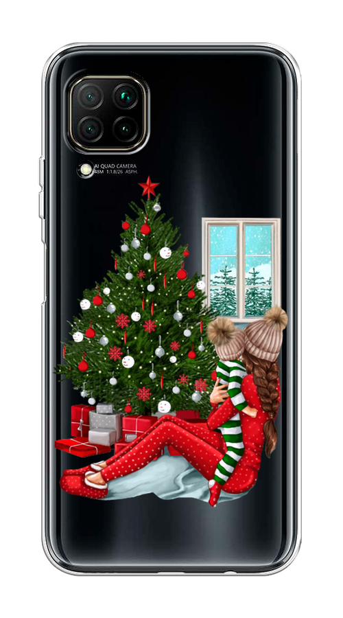 

Чехол на Huawei P40 Lite "Новый год с мамой", Красный;зеленый;голубой, 611650-6