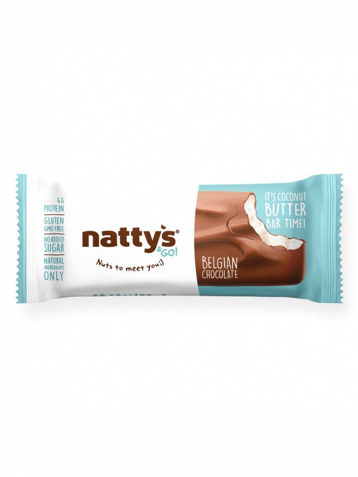 фото Шоколадный батончик nattys&go!® coconattys с мякотью кокоса, 45 гр