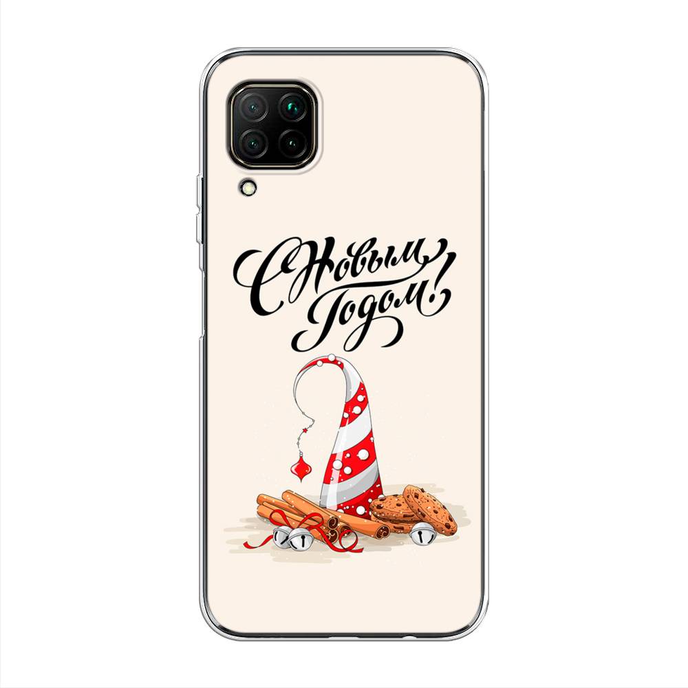 

Чехол на Huawei P40 Lite/Nova 6 SE/Nova 7i "Подарки на Новый Год", Бежевый;красный;черный, 611650-5