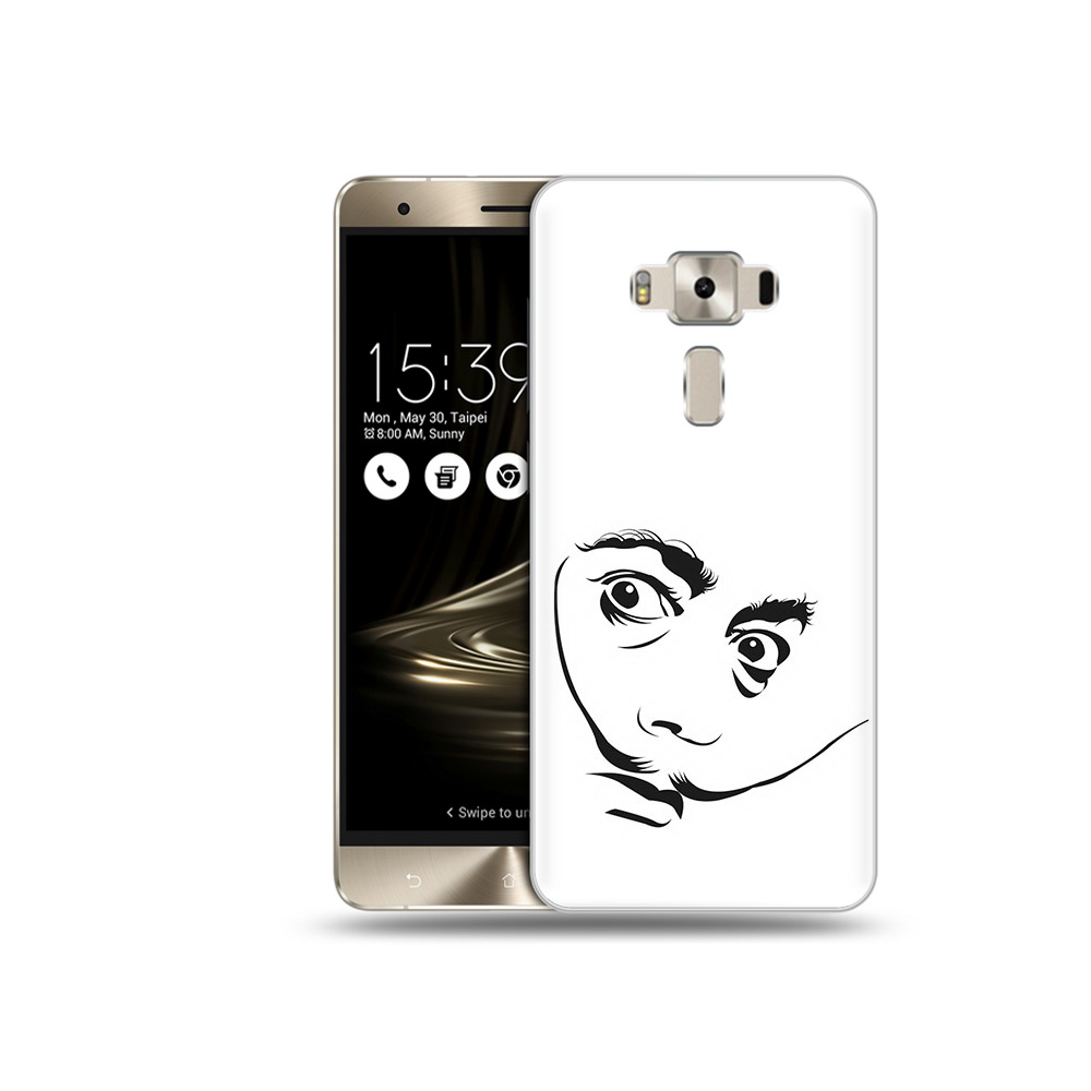 

Чехол MyPads Tocco для Asus ZenFone 3 мужчина с длинными усами, Прозрачный, Tocco