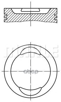 

Поршень, Комплект Mahle/Knecht арт. 0094100