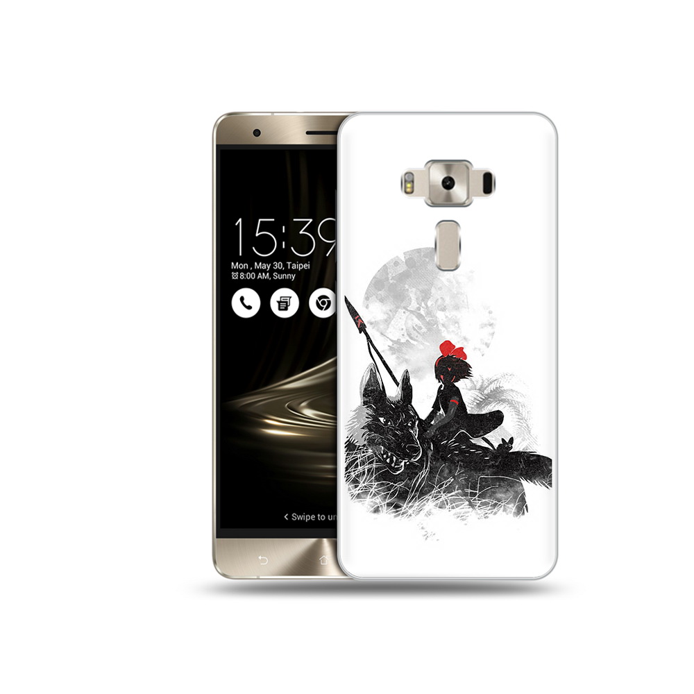 Чехол MyPads Tocco для Asus ZenFone 3 мононоке