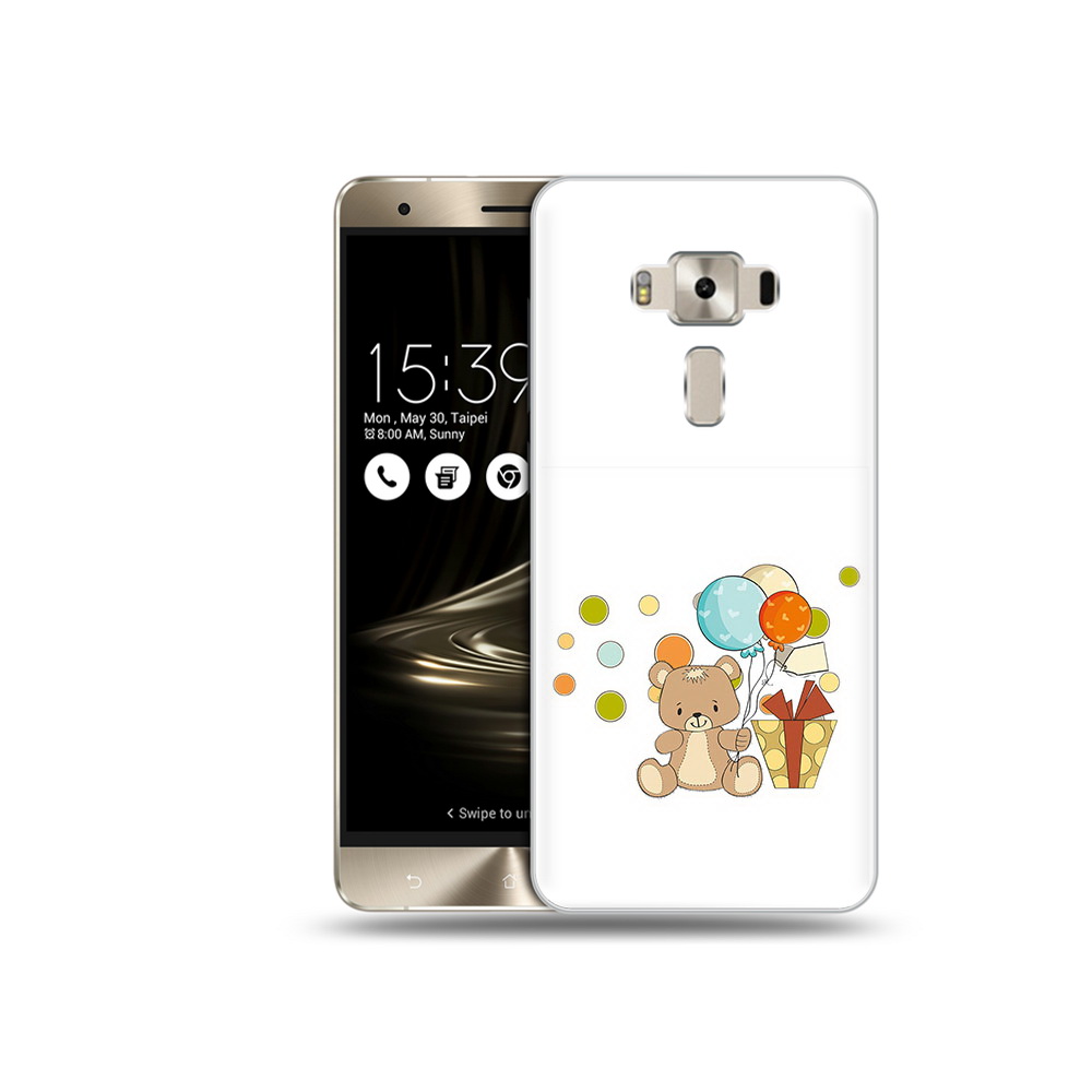 Чехол MyPads Tocco для Asus ZenFone 3 медвеженок с подарком