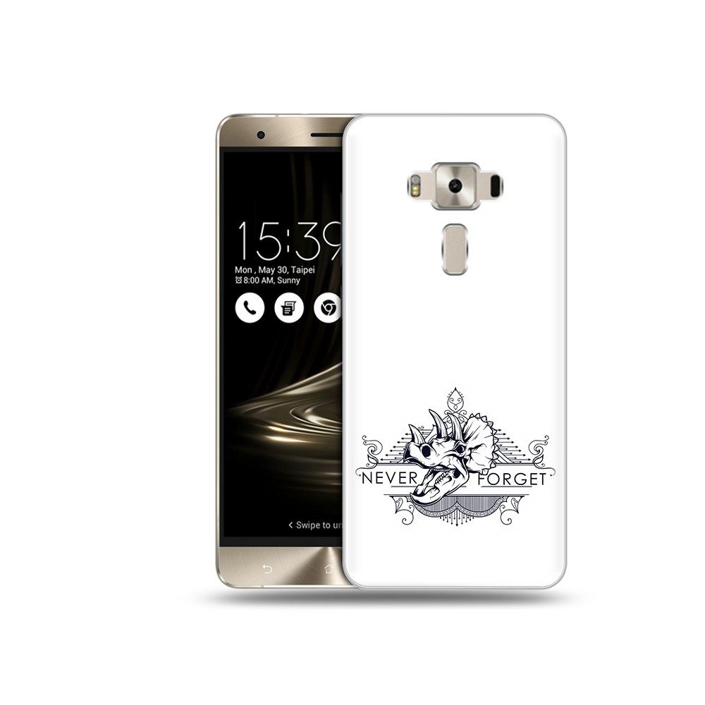 Чехол MyPads Tocco для Asus ZenFone 3 логотип носорога никогда не забуду