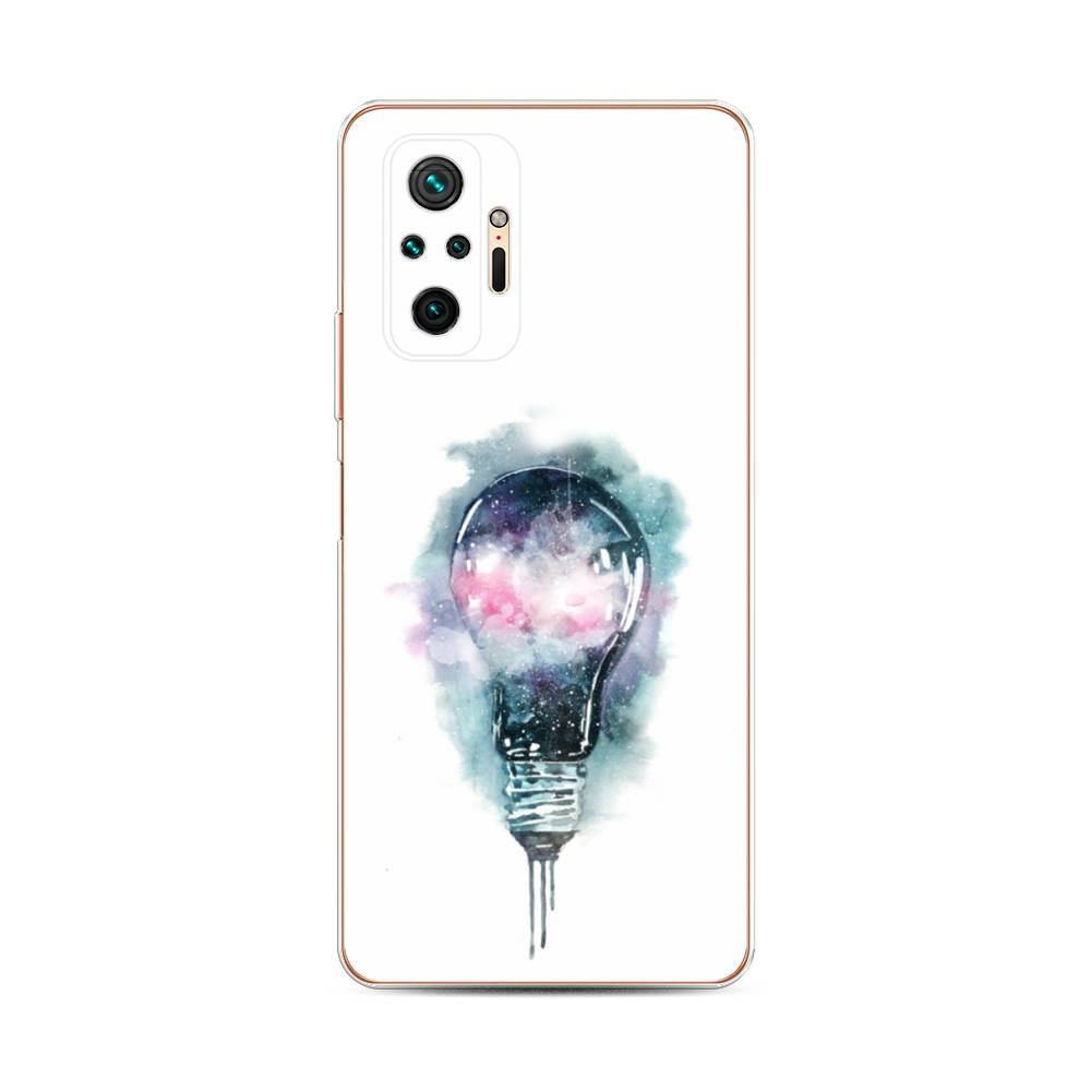 

Чехол для Xiaomi Redmi Note 10 Pro "Волшебная лампа", Белый;серый, 310050-4